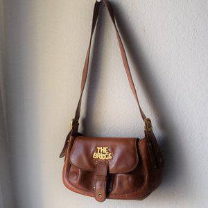 Italian leather "THE BRIDGE" bag genuine designer